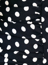 Polka Dot Peplum Jacket Dress arcadeshops.com
