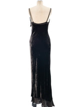 Donna Karan Velvet Gown Dress arcadeshops.com