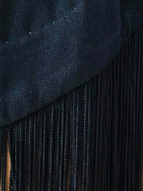 Fringed Crepe Jacket Jacket arcadeshops.com