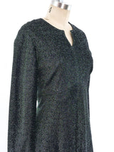 Silver Lurex Maxi Dress Dress arcadeshops.com