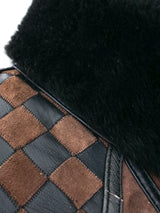 Chocolate Shearling Coat Outerwear arcadeshops.com
