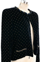 Chloe Studded Velvet Jacket Jacket arcadeshops.com