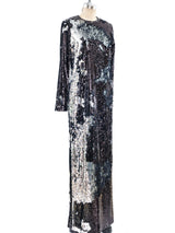 Marques Almeida Flip Sequin Embellished Gown Dress arcadeshops.com