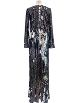 Marques Almeida Flip Sequin Embellished Gown Dress arcadeshops.com