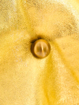 Lillie Rubin Gold Leather Jacket Jacket arcadeshops.com