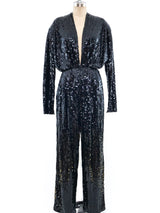 Sequin Embellished Jumpsuit Suit arcadeshops.com