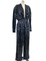 Sequin Embellished Jumpsuit Suit arcadeshops.com