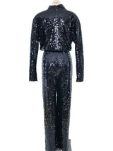 Sequin Embellished Jumpsuit Suit arcadeshops.com