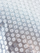 Embellished Metallic Silver Lamé Jacket Jacket arcadeshops.com