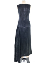 Issey Miyake Pleated Lamé Ensemble Suit arcadeshops.com