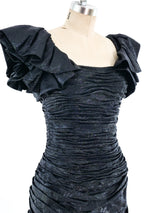 Ungaro Lurex Ruffle Dress Dress arcadeshops.com