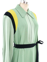Dries Van Noten Celadon Crepe Dress Dress arcadeshops.com