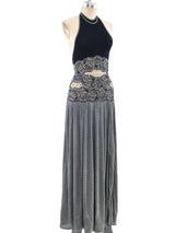Geoffrey Beene Lace Midriff Gown Dress arcadeshops.com