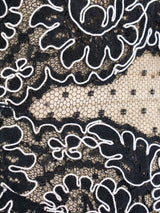 Geoffrey Beene Lace Midriff Gown Dress arcadeshops.com