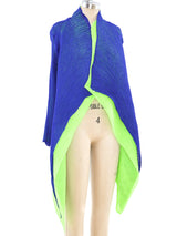 Plisse Pleated Colorblock Jacket Jacket arcadeshops.com