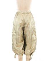 Gold Lamé Bloomers Bottom arcadeshops.com