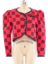 Jeanne Marc Quilted Cropped Jacket Jacket arcadeshops.com