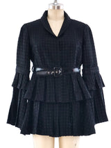 Anne Fontaine Tiered Tweed Jacket Jacket arcadeshops.com