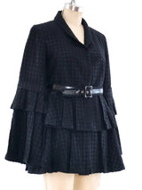 Anne Fontaine Tiered Tweed Jacket Jacket arcadeshops.com