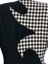 1980's Graphic Houndstooth Jacket Jacket arcadeshops.com