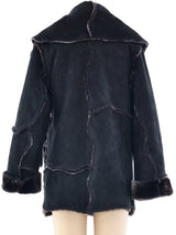 Deconstructed Shearling Coat Outerwear arcadeshops.com