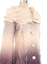 Masaki Matsuka Pleated Ombré Dragon Coat Outerwear arcadeshops.com