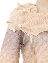 Masaki Matsuka Pleated Ombré Dragon Coat Outerwear arcadeshops.com