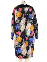 Oscar de la Renta Floral Brocade Dress Dress arcadeshops.com