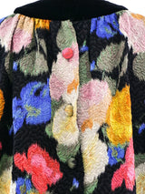 Oscar de la Renta Floral Brocade Dress Dress arcadeshops.com