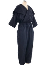 Issey Miyake Architectural Gauze Jumpsuit Jumpsuit arcadeshops.com