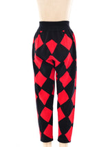 Issey Miyake Harlequin Knit Pants Bottom arcadeshops.com