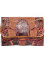 Carlos Falchi Patchwork Envelope Clutch Accessory arcadeshops.com