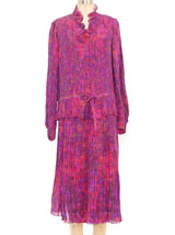 Chanel Haute Couture Digital Printed Skirt Ensemble Suit arcadeshops.com