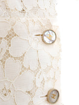 Chanel Patent Trimmed Lace Top Top arcadeshops.com