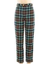 Chanel Plaid Utility Pant Bottom arcadeshops.com