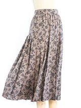 Chloe Printed Midi Skirt Skirt arcadeshops.com