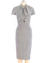 Christian Dior Houndstooth Dress Dress arcadeshops.com
