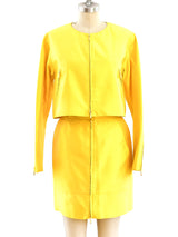 Claude Montana Sunflower Yellow Ensemble Suit arcadeshops.com