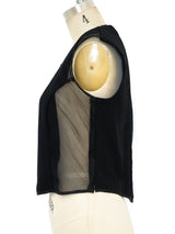 Comme des Garcons Asymmetric Sleeveless Top Top arcadeshops.com