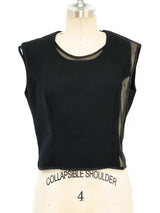 Comme des Garcons Asymmetric Sleeveless Top Top arcadeshops.com
