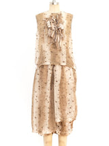 Comme des Garcons Leopard Printed Chiffon Ensemble Suit arcadeshops.com