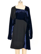 Comme des Garcons Velvet Patchwork Dress Dress arcadeshops.com