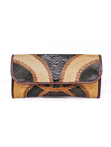 Carlos Falchi Patchwork Envelope Clutch Accessory arcadeshops.com