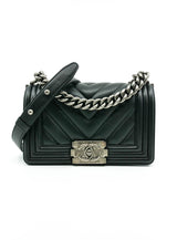 Chanel Boy Flap Bag Chevron Calfskin Accessory arcadeshops.com