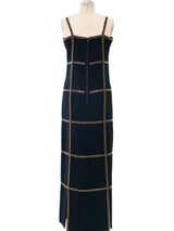 Bill Blass Embellished Maxi Dress Dress arcadeshops.com
