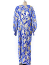 Adele Simpson Metallic Silk Dress Dress arcadeshops.com