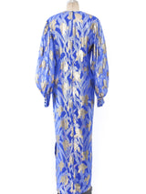 Adele Simpson Metallic Silk Dress Dress arcadeshops.com