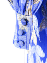 Adele Simpson Metallic Silk Dress Dress arcadeshops.com