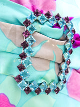 Bell Sleeve Floral Silk Dress Dress arcadeshops.com