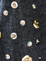 Mollie Parnis Embellished Wool Ensemble Dress arcadeshops.com